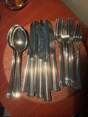 Cuisinart GEO Glossy Stainless Steel Dinnerware
